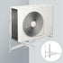 YOKIVE Mini Split Wall Mounting Bracket - Supports 9000-36000BTU & Up to 570lbs of Condenser for Heat Pump Systems