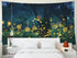 EMMTEEY Fantasy Tapestry Lampyridae Night Trees Lightning Bugs Wall Tapestry 80X60 for Friends Families
