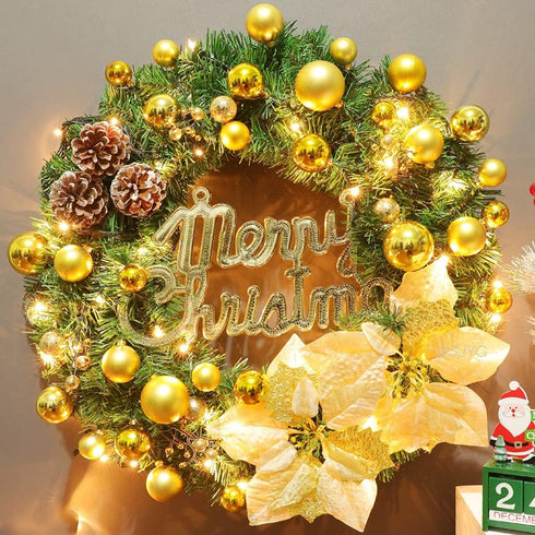 MASHANG Christmas Lights, Battery Operated 50 LED Mini String Lights with Timer for Indoor Outdoor Decor