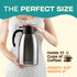 Thermal Coffee Carafe 68oz / 2L, Insulated Stainless Steel Dispenser for Hot Beverages, Ideal for Parties