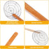Stainless Steel Spider Strainer, Asian Kitchen Wire Food Cooking Skimmer with Natural Bamboo Handle, 6-Inch
