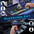 Handheld Car Vacuum Cleaner, 9000Pa High Power Wet and Dry Vacuum with LED Light and Multi-Nozzles for Home
