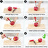 SCHVUBENR Premium Apple Corer Tool - Easy to Use and Clean - Sturdy Apple Core Remover with Sharp Serrated Blades