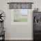 VHC Brands Annie Buffalo Check Cotton Farmhouse Kitchen Curtains - Rod Pocket 16x72 Valance, Black