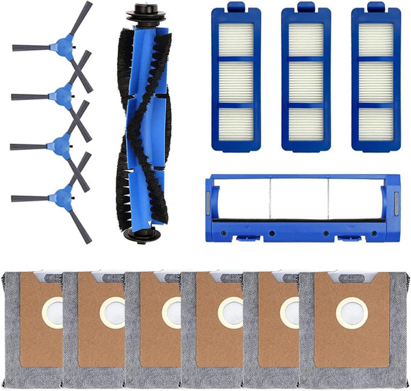 eufy Robovac Replacement Parts, G35+ G40+ Hybrid Accessory Kit with 6 Dust Bags, 4 Side Brushes, 3 Filters, 1 Roller