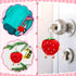 24 Pcs Cute Strawberry Fruit Keychains - Plush Pendant Kawaii Charm for Party Favors