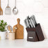 Zulay 12-Piece Premium Knife Set with Natural Wood Block, Ultra Sharp Stainless Steel Knives