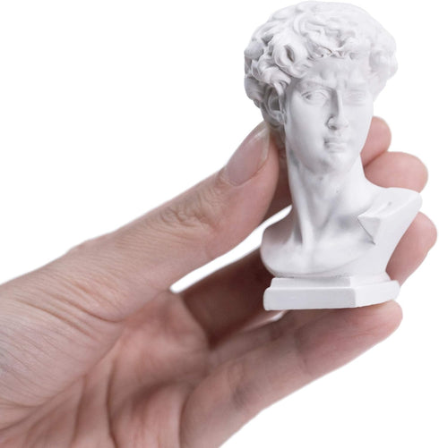 Waldosia Great Composers Bust Statuette Set with Artemis and Michelangelo's David Figurines