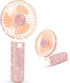 Mudder Crystal Bling Rhinestone Mini Handheld Fan, Portable USB Rechargeable, Battery Operated Small Folding Fan for