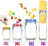 Candy Nut Bag, Set of 24 Reusable Mason Jar Bags, Ideal for Fresh & Leakproof Snack Storage