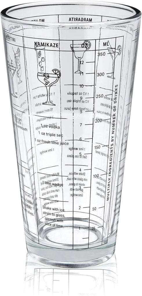 3-Piece Set 7 True Barware for Mixed Drinks and Cold Brew Cocktails, Includes Cocktail Shaker Tin, Cocktail Mixing