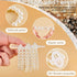 Hicarer 16 Pieces Corsage Wristlet Bracelet, Elastic Pearl Bands for Wedding Corsages, DIY Accessories for Bridesmaid