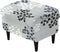 CRFATOP Ottoman Chair Cover Large Ottoman Chair Slipcovers Printed Rectangle Storage Stool