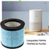 WuYan H13 True HEPA Replacement Filters, Compatible with TOPPIN TPAP002 Air Purifier, 3-in-1 H13 Grade Filter