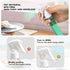 Stainless Steel Paper Towel Holder with Spray Bottle - One Hand Tear Stand for Kitchen Bathroom Countertop