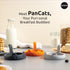 Set 3 OTOTO PanCats Egg Ring of - Silicone Egg Rings for Frying Eggs, Non Stick Fried Egg Cooker Ring, Cat Gifts