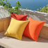 Woaboy Set of 2 Fall Outdoor Waterproof Pillow Covers, 16x16 Inch Burnt Brick Decorative Throw Pillow Covers