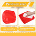 Set of 4 Red Silicone Square Cake Pan, Nonstick Brownie Pan for Muffin, Bread, Rice Crispy, Lasagna, Pie