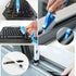Crevice Cleaning Brush, Hard Bristle 3 in 1 Multifunctional Cleaning Brushes for Small Spaces