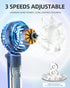 FrSara Portable Handheld Fan, Mini Desk Fan, Multi-Function Fan, 2000mAh Ultra-Long Battery Life, Ultra-Quiet, 3-Speed Adjustment(Blue) by FrSara