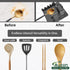 AUOON Silicone Utensil Rest and Pot lid holder with Drip Pad for Multiple Utensils,Dishwasher Safe,Heat-Resistant,BPA-Free Spoon Rest for Stove Top,Kitchen Utensil Holder for Spoons,Ladle,Tong & More