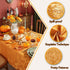 60 102 Inch SASTYBALE Thanksgiving Maple Leaves Jacquard Tablecloth Non Slip Wrinkle-Resistant Table Cover for Autumn