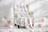 50" 60" Spring Wedding Fleece Throw Blanket: Love is Kind Patient Pink White Red Design Floral Hearts, x Velvety Soft
