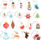 KALAIEN 18Pcs Christmas Cookie Cutters Set, Holiday Cookie Cutter Shapes: Reindeer, Snowflake, Christmas Tree,