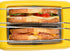 Nostalgia Deluxe Grilled Cheese Sandwich Toaster with Easy-Clean Toasting Baskets, Adjustable Toasting Dial, Yellow