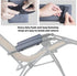 Elbows Chairs(2 Pack) Arm Rest Cushion for Zero Gravity Chair,Foldable and Soft Chair Armrest Pads Relieve Your