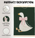 12x16 inch, LKETW Silly Goose Wall Art - Goose Nursery Decor Poster Hanger Frame Goose Gifts, Cute Goose Wall Art