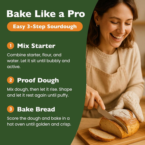 Helena Vitalit Set 10" 9" Bannetons,1000ml Sourdough Starter Kit Bread Baking with Oval & Round Silicone Starter Jar