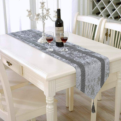 HeMiaor European Style Dining Table Runners 84 Inches Luxury Classy Dining Table