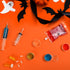 120 2 oz Uiifan Pcs Halloween Party Supplies Blood Bags for Juices Jelly Syringes Cups with Lids Pill Candy Bottles