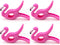 AUEAR Lovely Towel Clips, Chair Holders for Beach or Home, Portable Secure Accessories, Pink Flamingo, 4-Pack