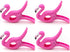 AUEAR Lovely Towel Clips, Chair Holders for Beach or Home, Portable Secure Accessories, Pink Flamingo, 4-Pack