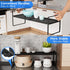 Countertop 1 Pack Expandable Cabinet Shelf Organizers, Kitchen Small Stand Rack Organization for Cupborad Pantry