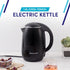 Elite Gourmet EKT1821 1.8L Double Wall Insulated Kettle, 1500W with Stainless Steel Interior, Auto Shut-Off, Black