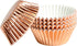 Rose Gold Foil Muffin Cupcake Liners - Standard Baking Cups, Pack of 100