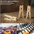 Sturdy Mini Clothes Pins, 150 Pcs 1 Inch Natural Wooden Clothespins with 33 FT Jute Twine for Crafts Display