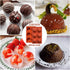 2 Pack Large 6-Cavity Semi Sphere Silicone Molds, Non-Stick Baking Mold for Hot Chocolate Bombs & Cakes