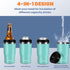 4 1 12 oz HAUSHOF in Insulated Stainless Steel Can Insulator, Fits Standard & Slim Cans|Beer Bottles, Perfect
