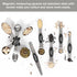 Magnetic Measuring Spoons Set, Stainless Steel with Leveler, Stackable Tablespoon Measure Spoon for Baking, Kitchen