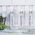 21oz Shampoo Dispenser - Refillable Clear Shampoo and Conditioner Bottles Set of 3 for Shower Soap
