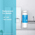 AQUA CREST XWF Refrigerator Water Filter, Replacement for GE® XWF, NSF Certified, 1 Filter