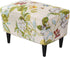 Stretch Ottoman Cover Ottoman Cover Slipcovers Rectangle Footstool Cover Printed Footstool Cover