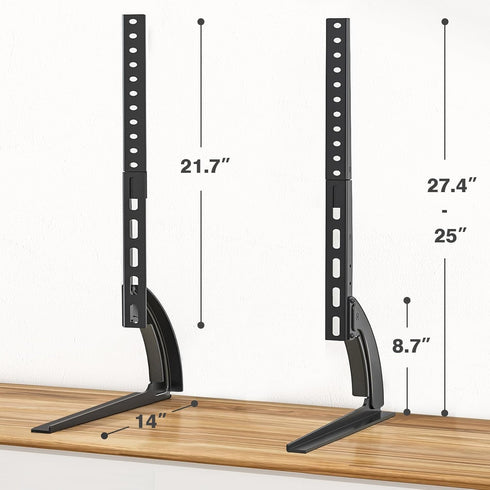 TAVR Furniture 27 30 32 37 40 43 47 50 55 60 65 Inch 88 lbs, 800x500mm TAVR Universal Table Top TV Stand Mount for LCD