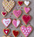 Heart Cookie Cutter Set - 6 Piece Stainless Steel Biscuit Pastry Cutters, Sizes from 1 4/5" to 3 4/5"