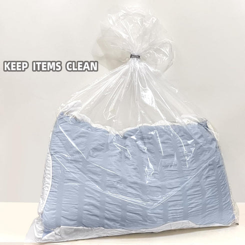 32x42 Inches Large Clear Plastic Storage Bags, Jumbo Bags for Blankets, Duvets, Pillows, Comforters, 5 Pieces