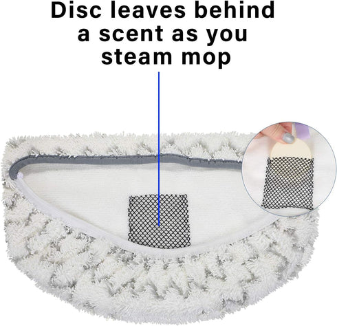 Maitys 24 Pieces Replacement Steam Mop Scent Discs, Fragrance Pads Compatible with Powerfresh and Symphony Series